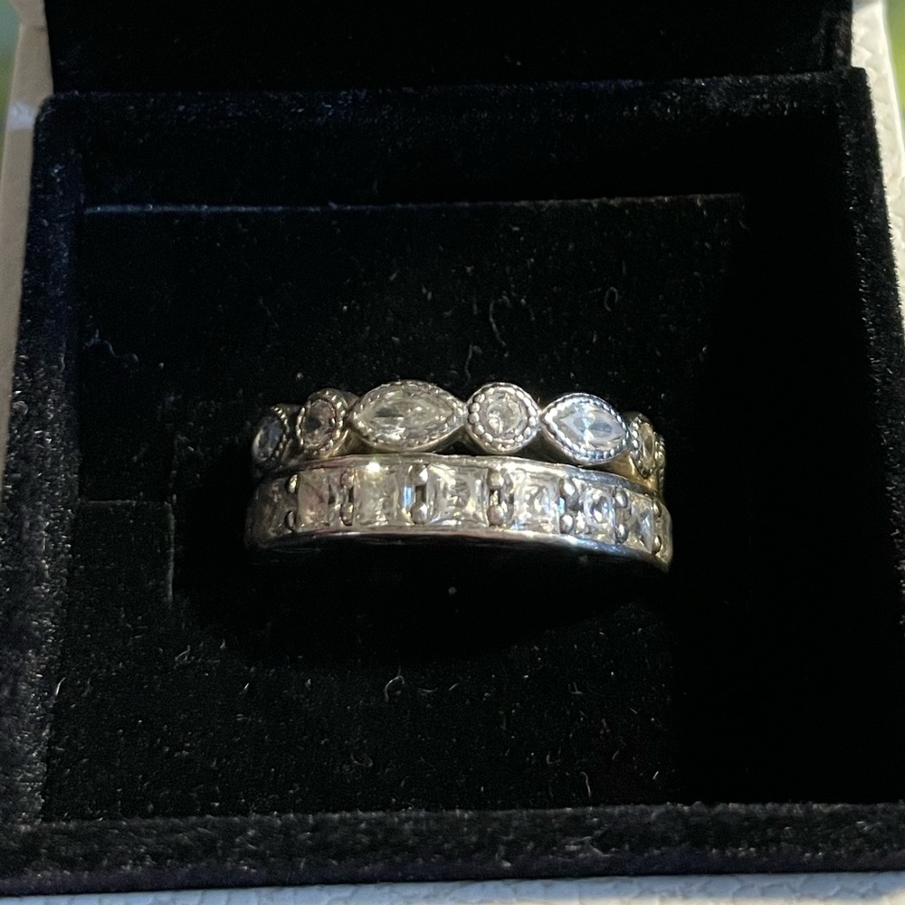 Pandora Sparkling Row Eternity Ring Large Cz Reti… - image 6